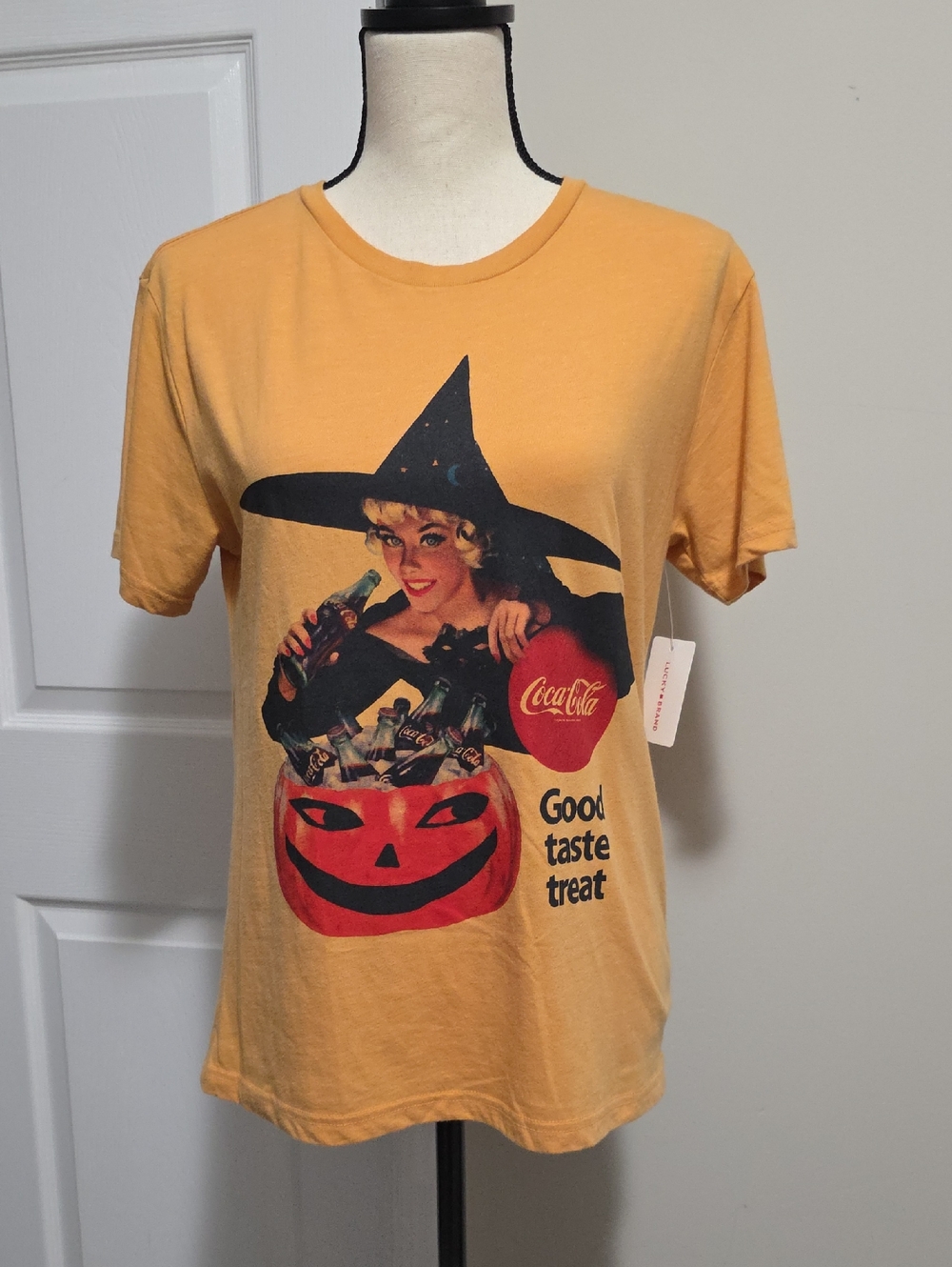 Lucky Brand Coca Cola x Lucky Brand Taste Treat Boyfriend Tee Shirt Top XS S
